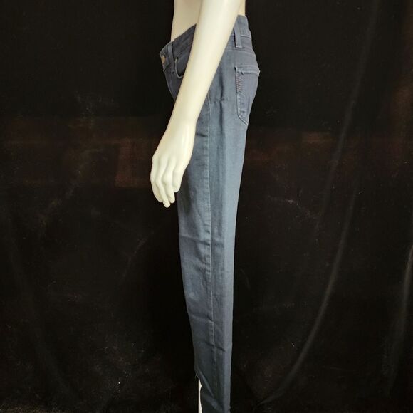 Paige Verdugo Ankle Dark Wash Blue Jeans (26) - Picture 4 of 8